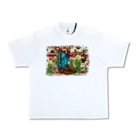 White cactus boot background Urban Heavy Tee - AdoDesignShop
