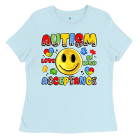 Baby Blue autism acceptance Ladies Tee - JahusDesignShop