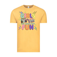 Vintage Mustard girls just wanna have fun Vintage Tee - MaliasSmallBusiness