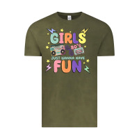 Vintage Olive girls just wanna have fun Vintage Tee - MaliasSmallBusiness
