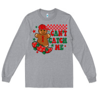 Heather Grey can t catch me Long Sleeve Tee - MaliasSmallBusiness