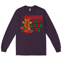Plum can t catch me Long Sleeve Tee - MaliasSmallBusiness