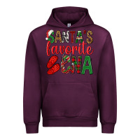Mauve Wine Santa's Favorite Cna Urban Hoodie - BundleAndBundleShop