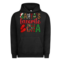 Pigment Black Santa's Favorite Cna Urban Hoodie - BundleAndBundleShop
