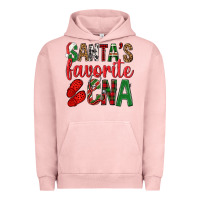 Pigment Salmon Santa's Favorite Cna Urban Hoodie - BundleAndBundleShop