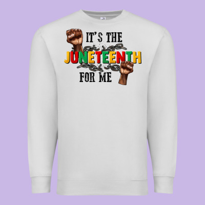 Its The Juneteenth For Me Premium Sweatshirt Designed By Cowgirlartshop