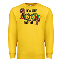 Lemon its the juneteenth for me Premium Sweatshirt - CowGirlArtShop