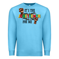 Ocean Blue its the juneteenth for me Premium Sweatshirt - CowGirlArtShop