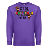 Purple its the juneteenth for me Premium Sweatshirt - CowGirlArtShop