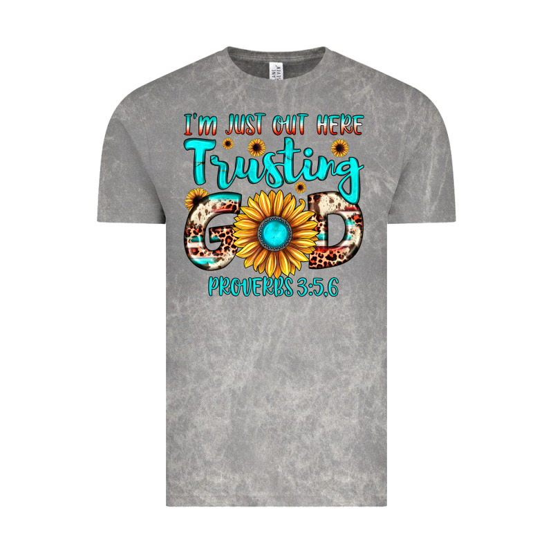 I M Just Out Here Trusting God Proverbs 3 5,6 Vintage Tee by JahusDesignShop | Teevron
