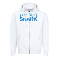 White Daddy Shark Zipper Hoodie - Bettercallsaul