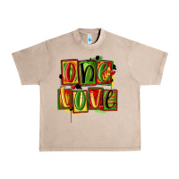 French Oak one love juneteenth Urban Heavy Tee - MaliasSmallBusiness