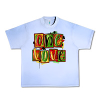 Grape Ice one love juneteenth Urban Heavy Tee - MaliasSmallBusiness