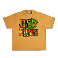 Peanut Butter one love juneteenth Urban Heavy Tee - MaliasSmallBusiness