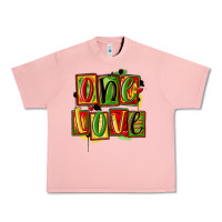 Salmon one love juneteenth Urban Heavy Tee - MaliasSmallBusiness
