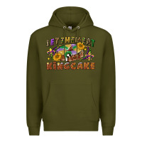 Army Green let them eat king cake Premium Hoodie - CowGirlArtShop