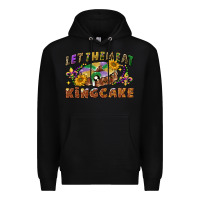Black let them eat king cake Premium Hoodie - CowGirlArtShop
