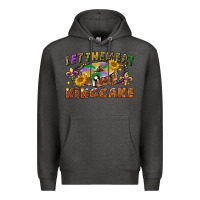 Charcoal Heather let them eat king cake Premium Hoodie - CowGirlArtShop
