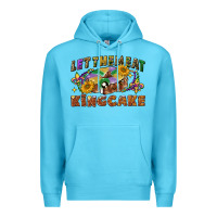 Ocean Blue let them eat king cake Premium Hoodie - CowGirlArtShop