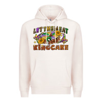 Pale Pink let them eat king cake Premium Hoodie - CowGirlArtShop