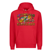 Red let them eat king cake Premium Hoodie - CowGirlArtShop
