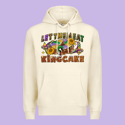 Let Them Eat King Cake Premium Hoodie Designed By Cowgirlartshop