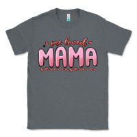 Charcoal Heather one loved mama Classic Tee - MaliasSmallBusiness