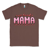 Chestnut one loved mama Classic Tee - MaliasSmallBusiness