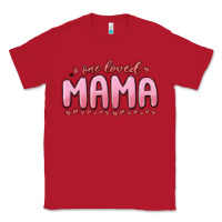 Red one loved mama Classic Tee - MaliasSmallBusiness