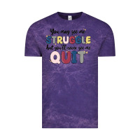 Cloud Purple you may see me struggle Vintage Tee - MaliasSmallBusiness