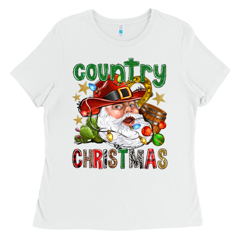 Country Christmas Ladies Tee by BundleAndBundleShop | Teevron
