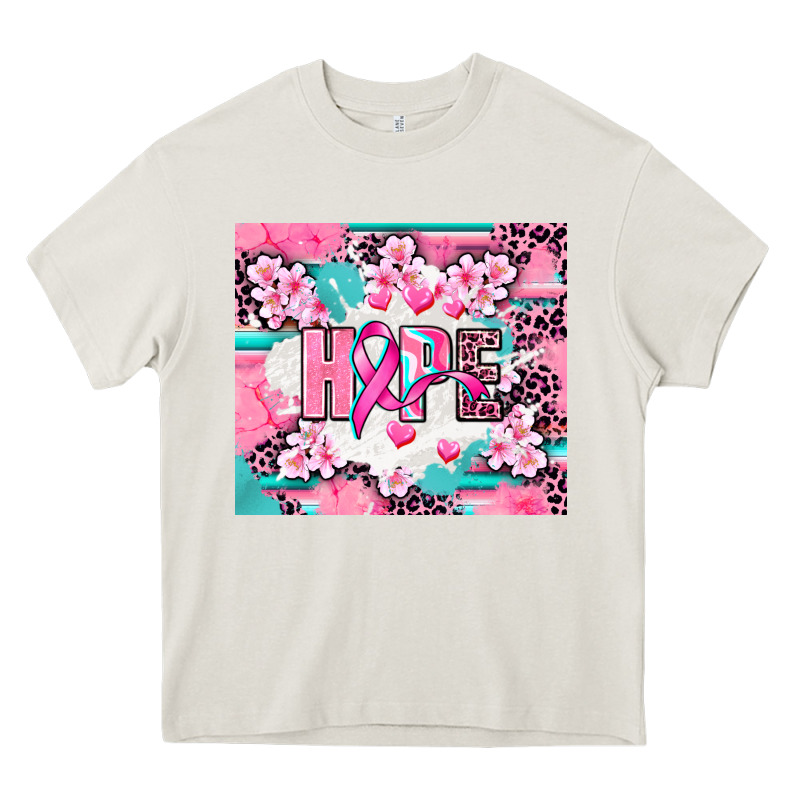 Hope Breast Cancer Heavy Core Tee by AdoDesignShop | Teevron