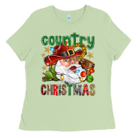 Matcha Country Christmas Ladies Tee - BundleAndBundleShop