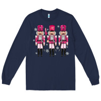 Navy Pink nutcrackers Long Sleeve Tee - MaliasSmallBusiness