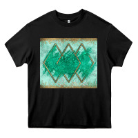 Black green glitter Heavy Core Tee - JahusDesignShop