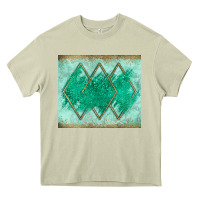 Mossy green glitter Heavy Core Tee - JahusDesignShop