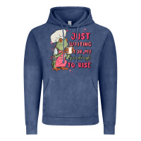 Vintage Denim waiting for my sourdough to rise Vintage Hoodie - MaliasSmallBusiness