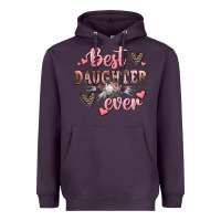 Plum best daughter ever mother's day Heavyweight Hoodie - CowGirlArtShop