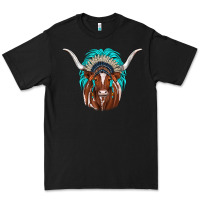 Black texas longhorn indian headdress Premium Tee - JahusDesignShop