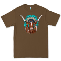 Cacao texas longhorn indian headdress Premium Tee - JahusDesignShop
