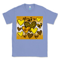 Colony Blue yellow hearts Classic Tee - JahusDesignShop