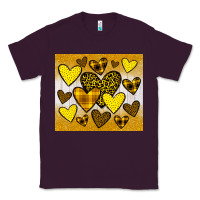 Plum yellow hearts Classic Tee - JahusDesignShop