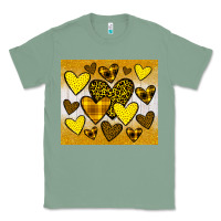Sage yellow hearts Classic Tee - JahusDesignShop