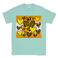 Seafoam yellow hearts Classic Tee - JahusDesignShop