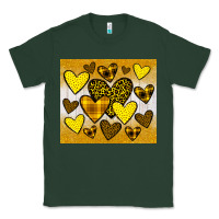 Sports Green yellow hearts Classic Tee - JahusDesignShop