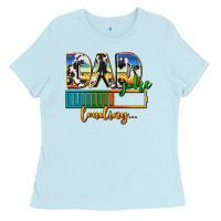 Baby Blue dad joke loading Ladies Tee - AdoDesignShop