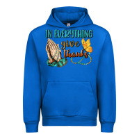 Cobalt İn Everything Give Thanks Urban Hoodie - BundleAndBundleShop