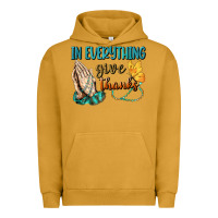 Pigment Peanut Butter İn Everything Give Thanks Urban Hoodie - BundleAndBundleShop