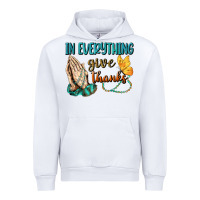 White İn Everything Give Thanks Urban Hoodie - BundleAndBundleShop