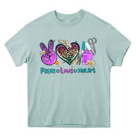 Arona peace love nail art Heavy Core Tee - AdoDesignShop